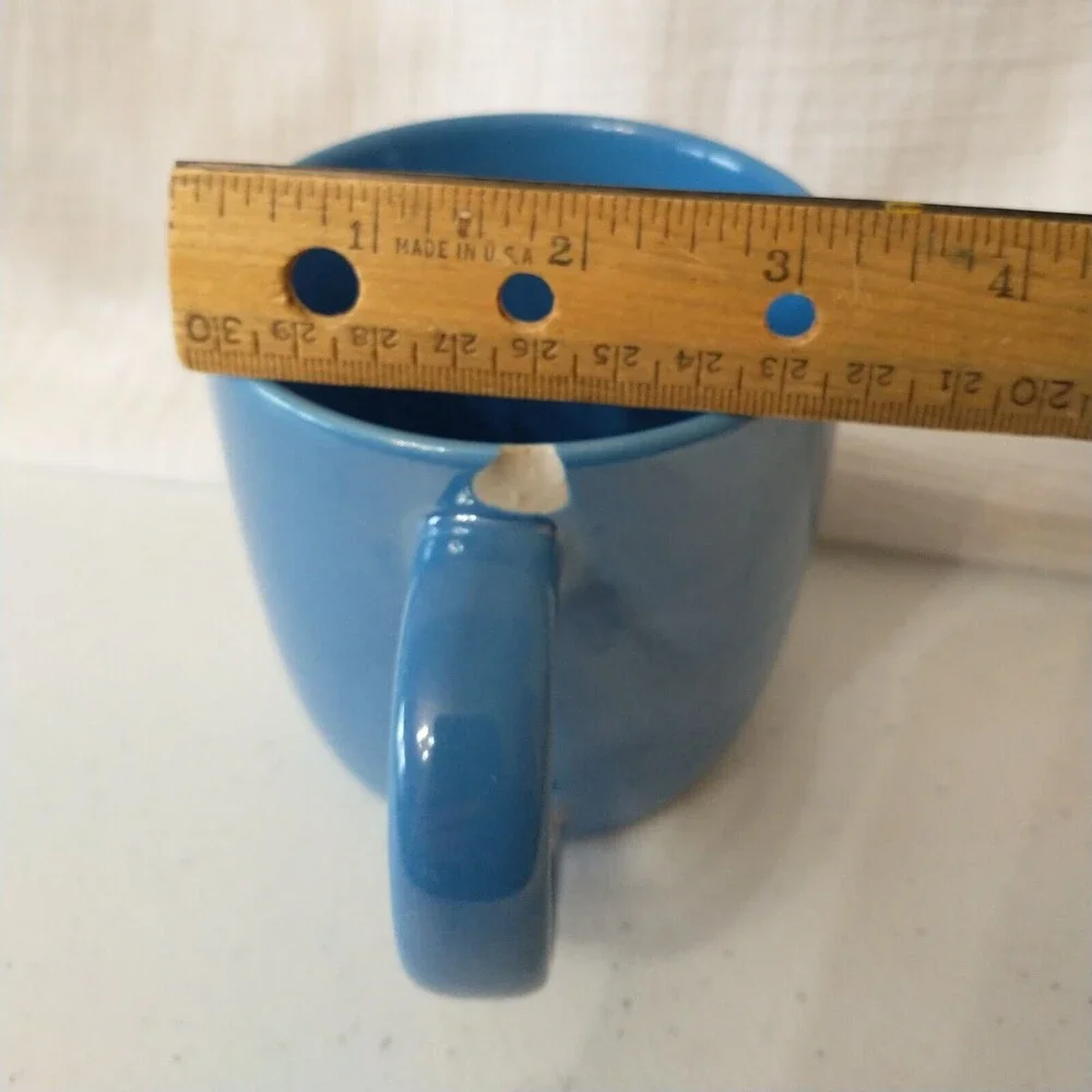 Dunkin Donuts 2014 Blue Lustre Coffee Mug